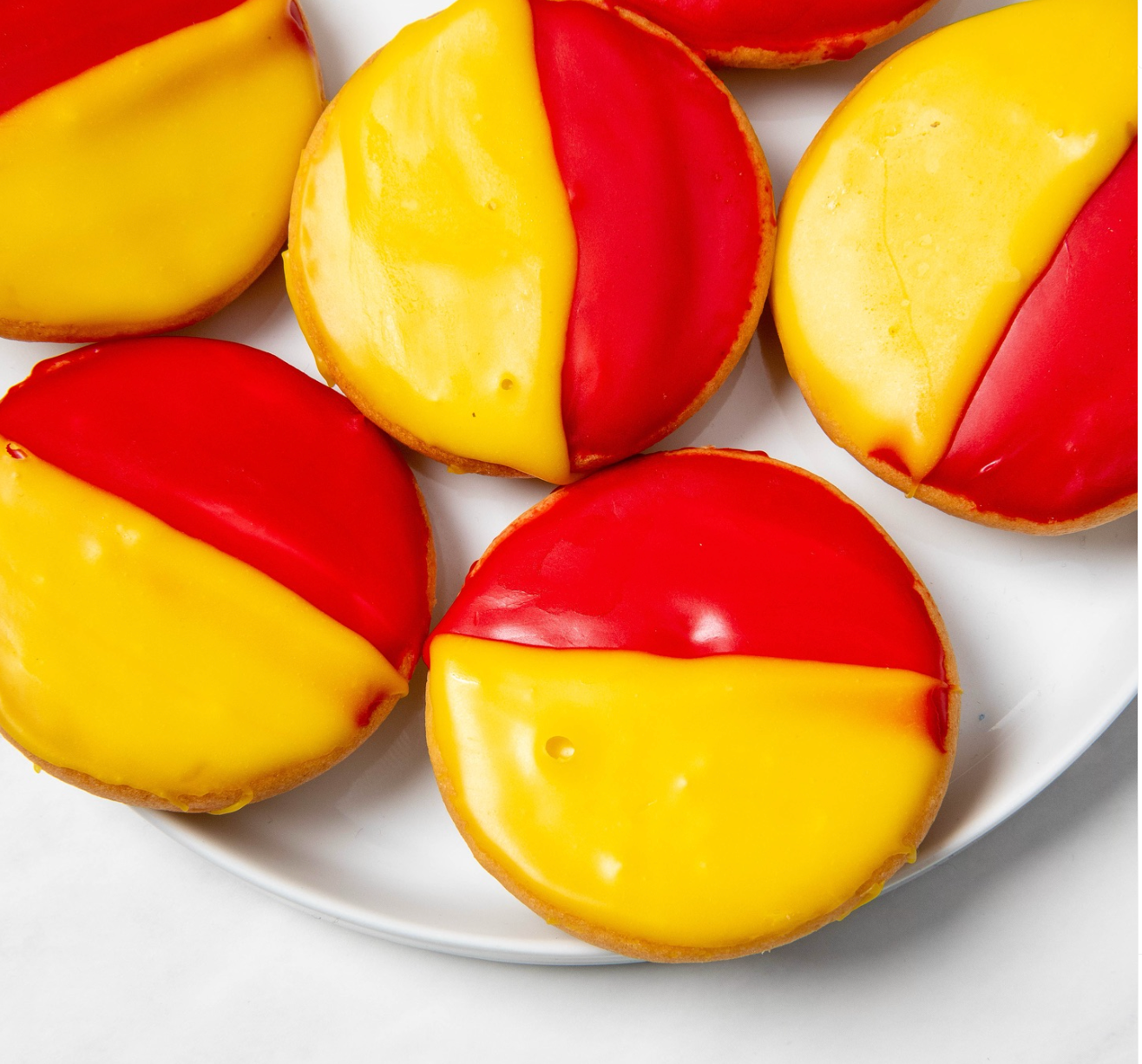 Super Bowl Black & White Cookies