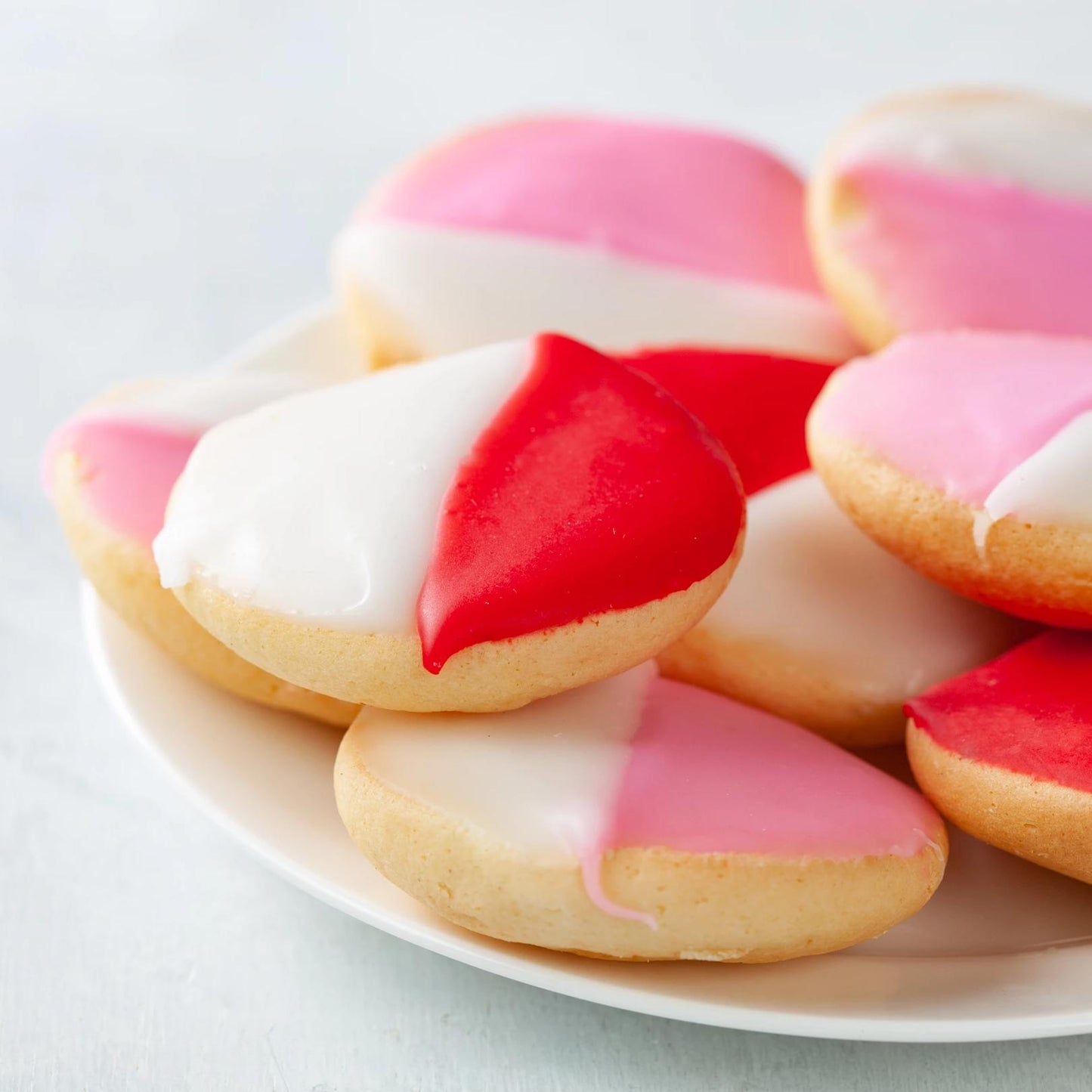 Valentine's Day Black & White Cookies