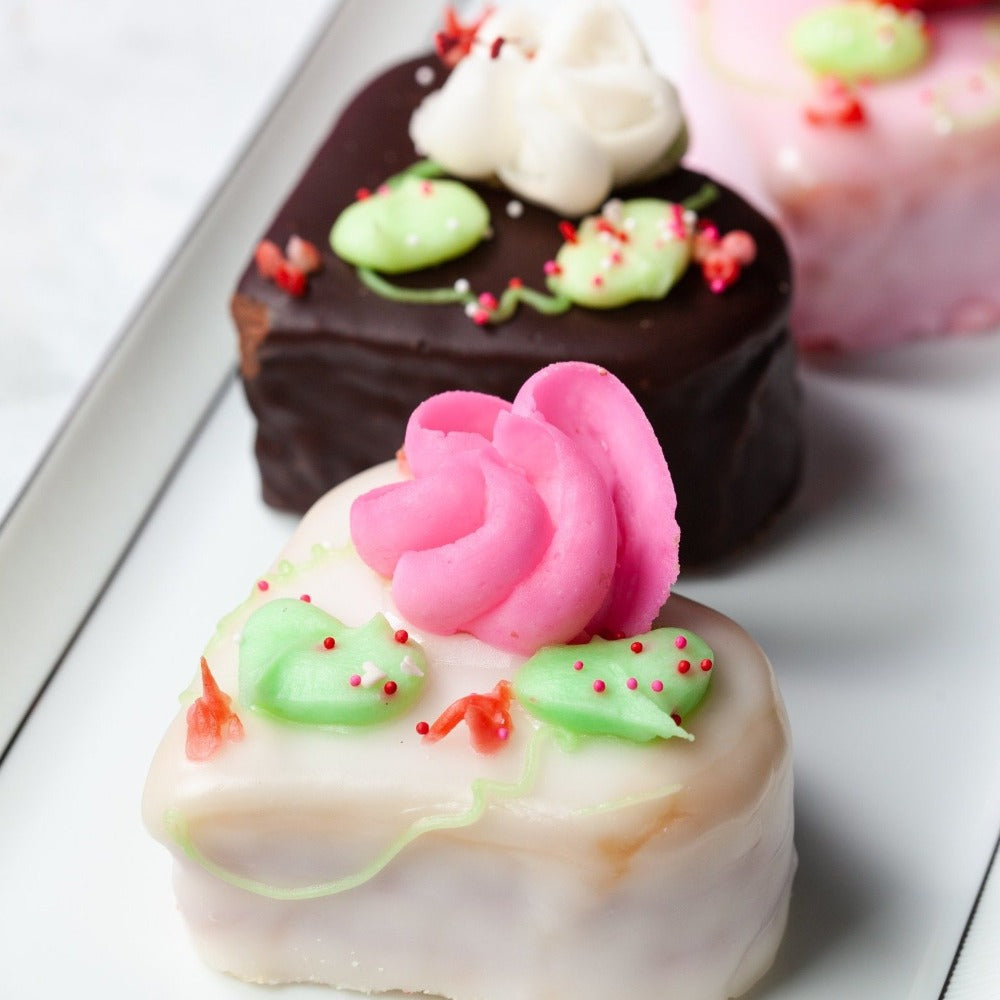 Heart Shaped Petit Fours