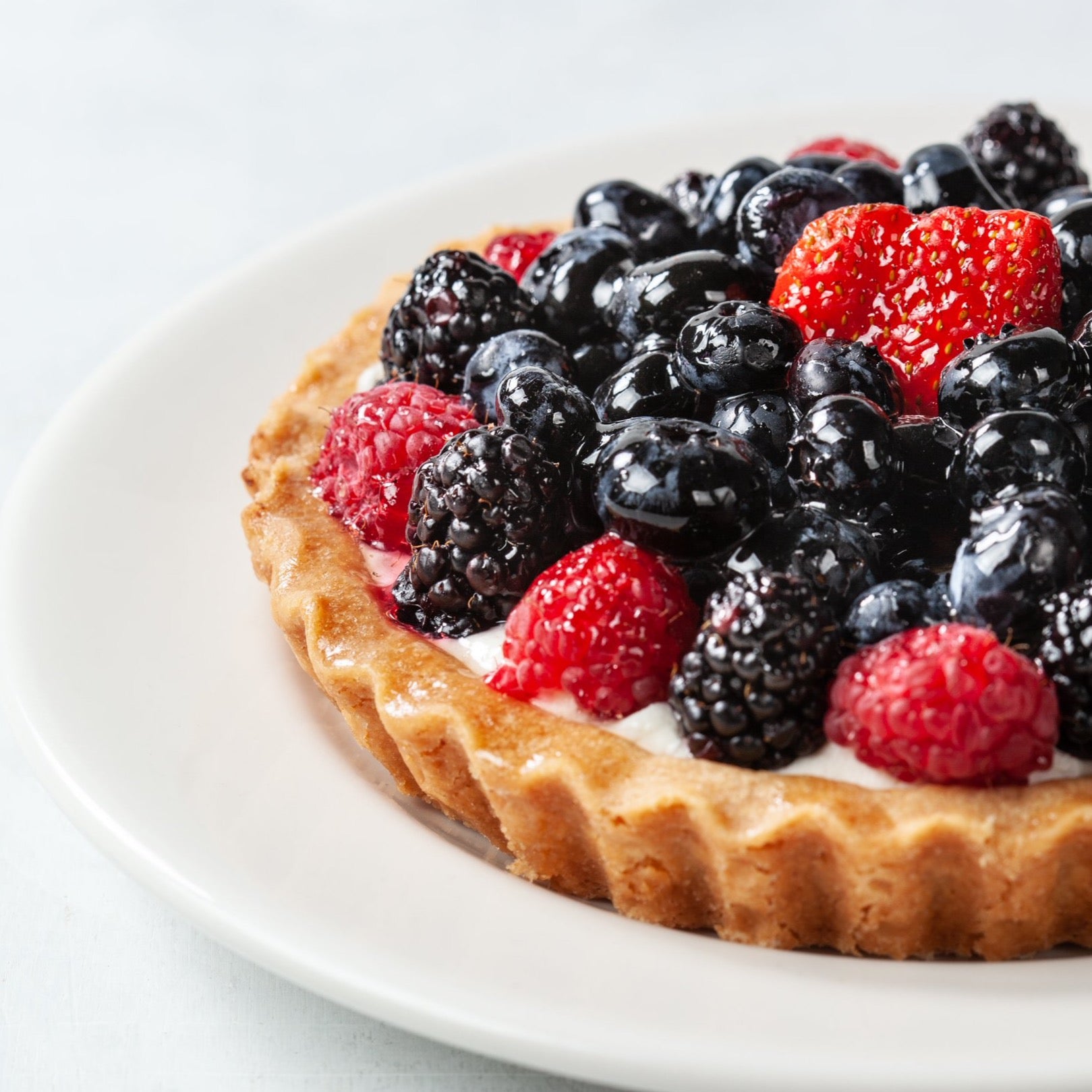 Mixed fruit tart recipe