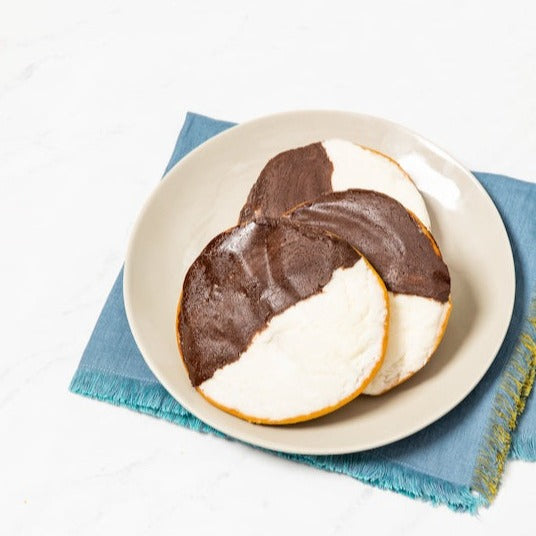 Sweet Potato Black & White Cookies