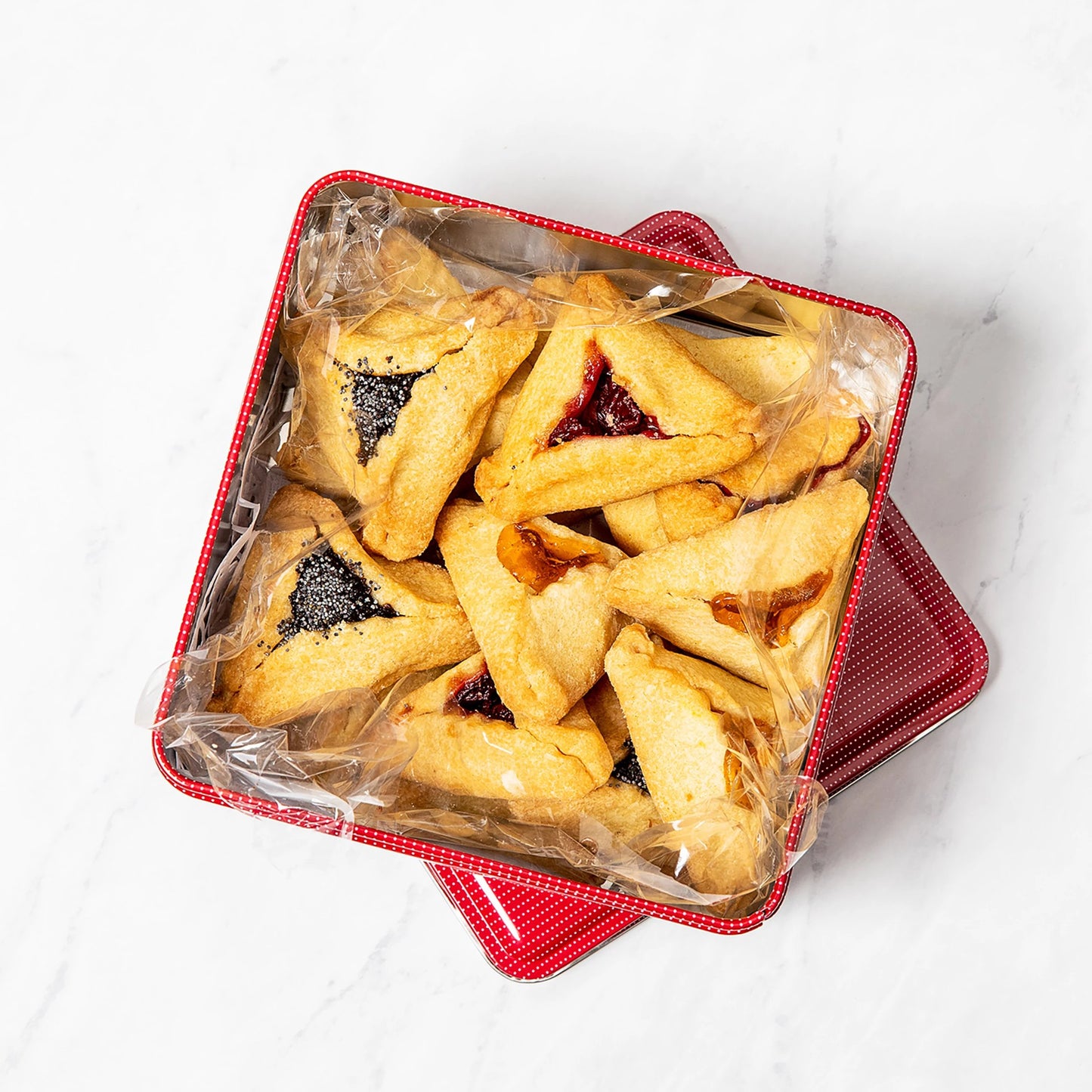 Large Hamentashen Gift Tin