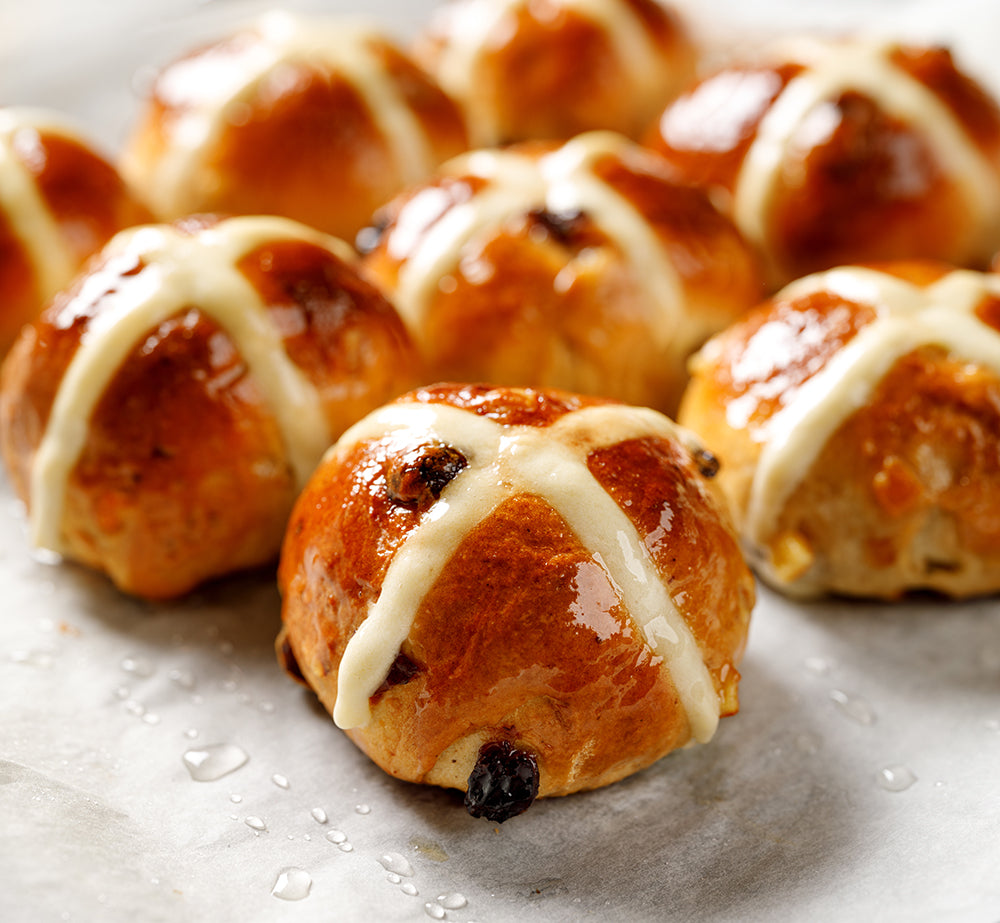 Fresh Easter Hot Cross Buns from William Greenberg