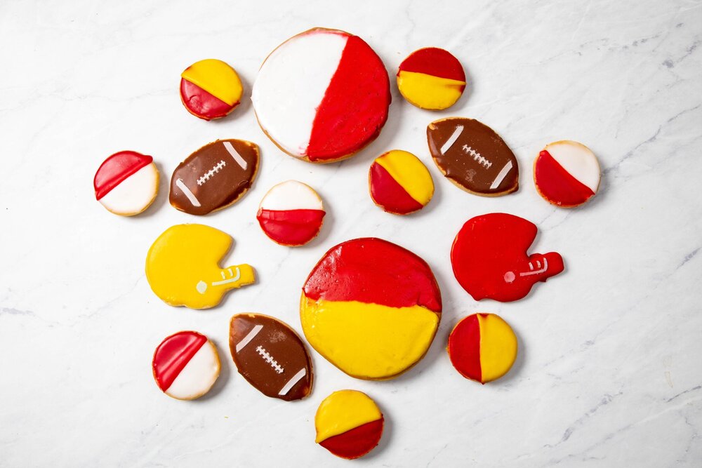 Super Bowl Themed Cookies