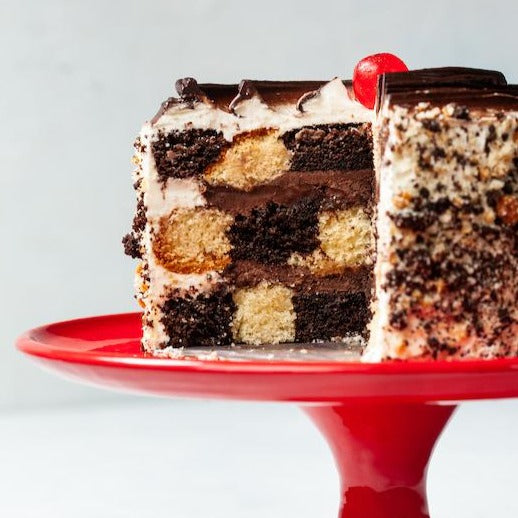 A Cake with a Checkerboard Point of View