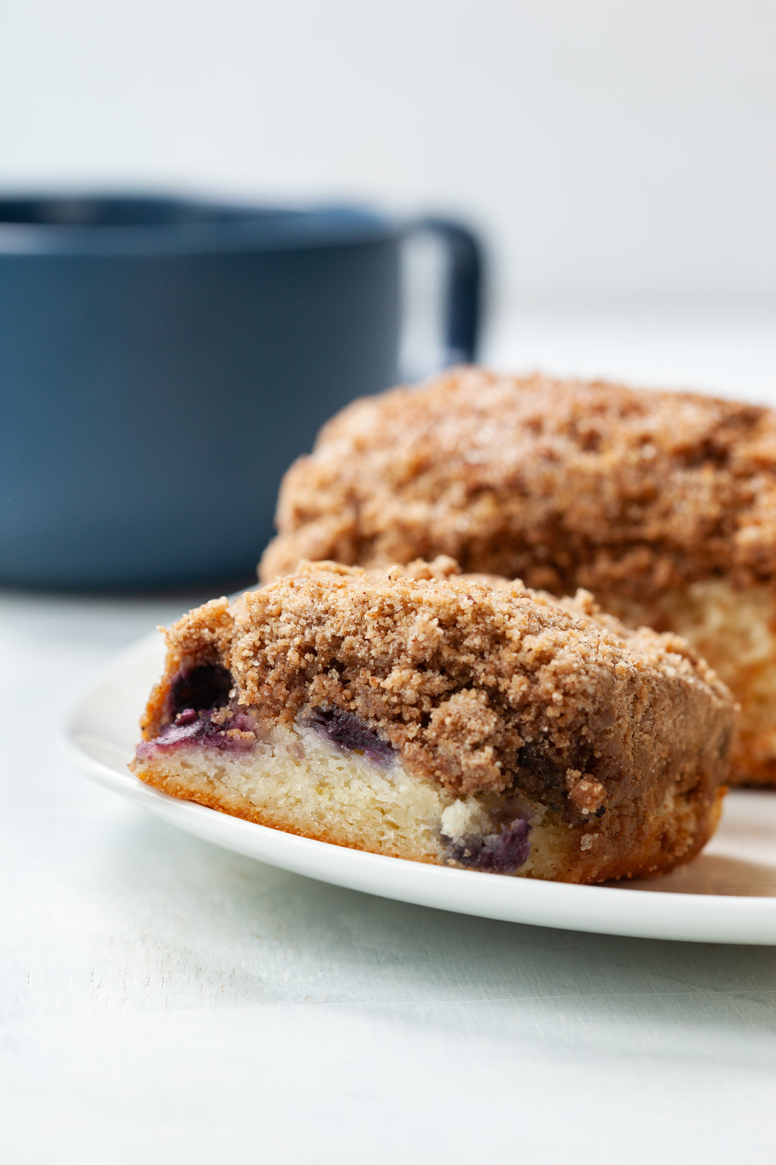 Blueberry Streuselkuchen is the ultimate German crumb cake from William Greenberg Desserts