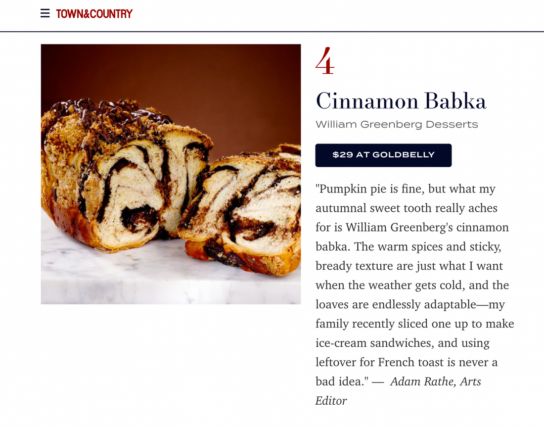 Town & Country's Covet of the Week: Cinnamon Babka!