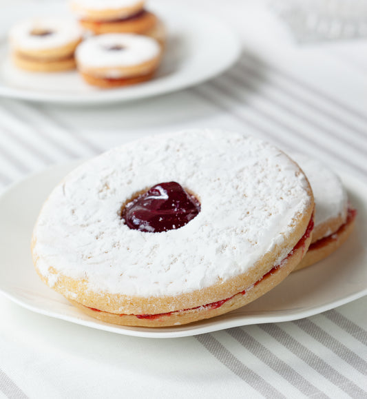 Linzer Form Lovely Layered Linzers – William Greenberg Desserts