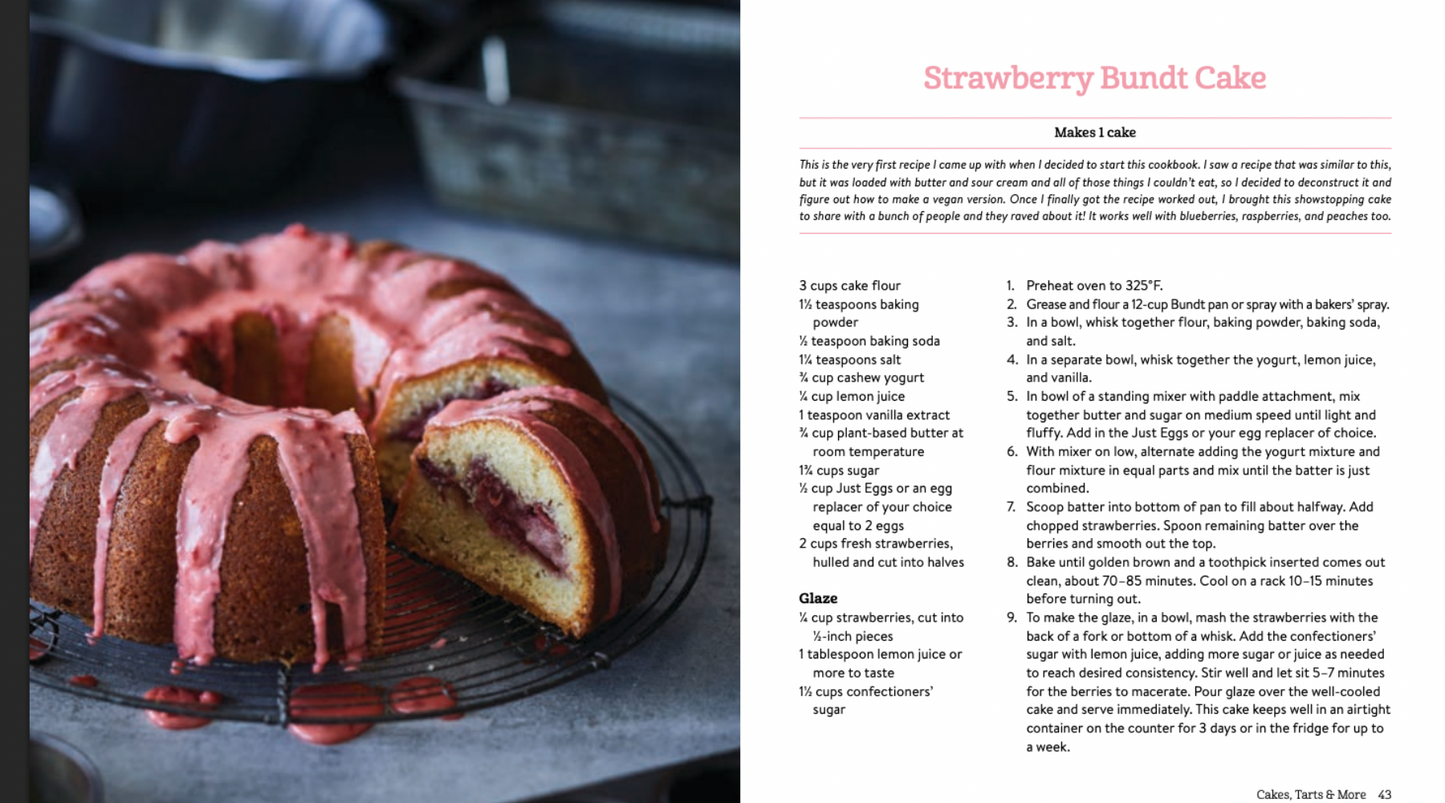 NEW "William Greenberg Desserts Bakes Vegan" Cookbook