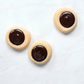 Raspberry Passover Flourless Thumb Print Cookies
