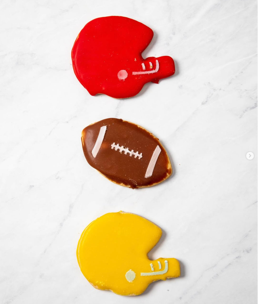 Super Bowl Shortbread Cookies