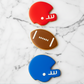 Super Bowl Shortbread Cookies