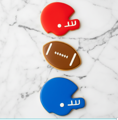 Super Bowl Shortbread Cookies