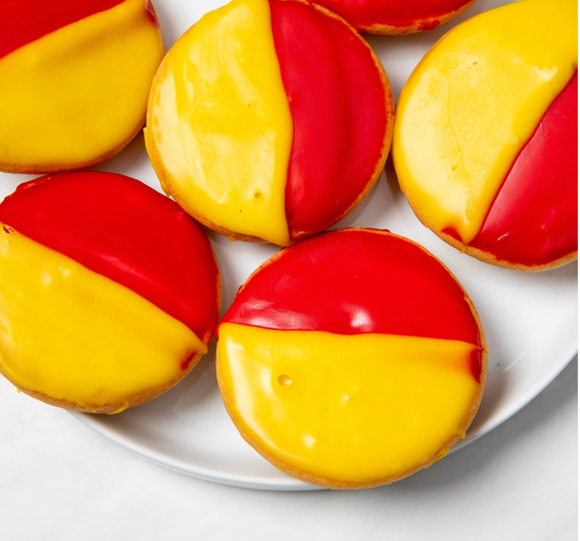 Super Bowl Custom Black & White Cookies