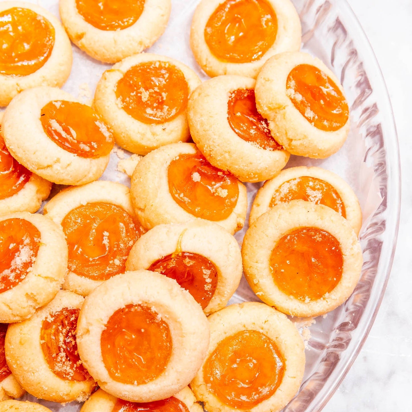 Apricot Thumbprint Cookies