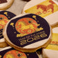 Cookies with Year of the Horse 2026 design on a white background