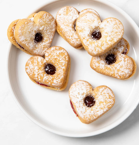 Heart Linzer Tarts