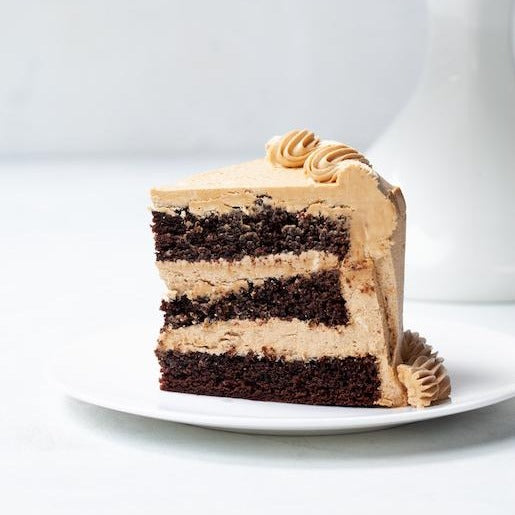 Mocha Whipped Buttercream Cake