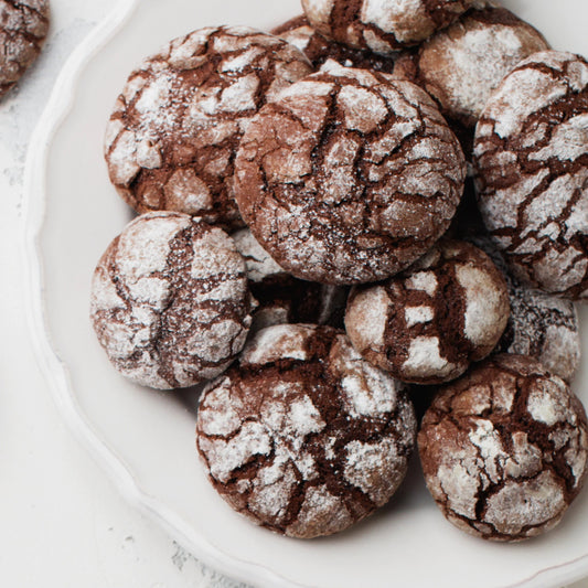 Chocolate Snowflake Cookies